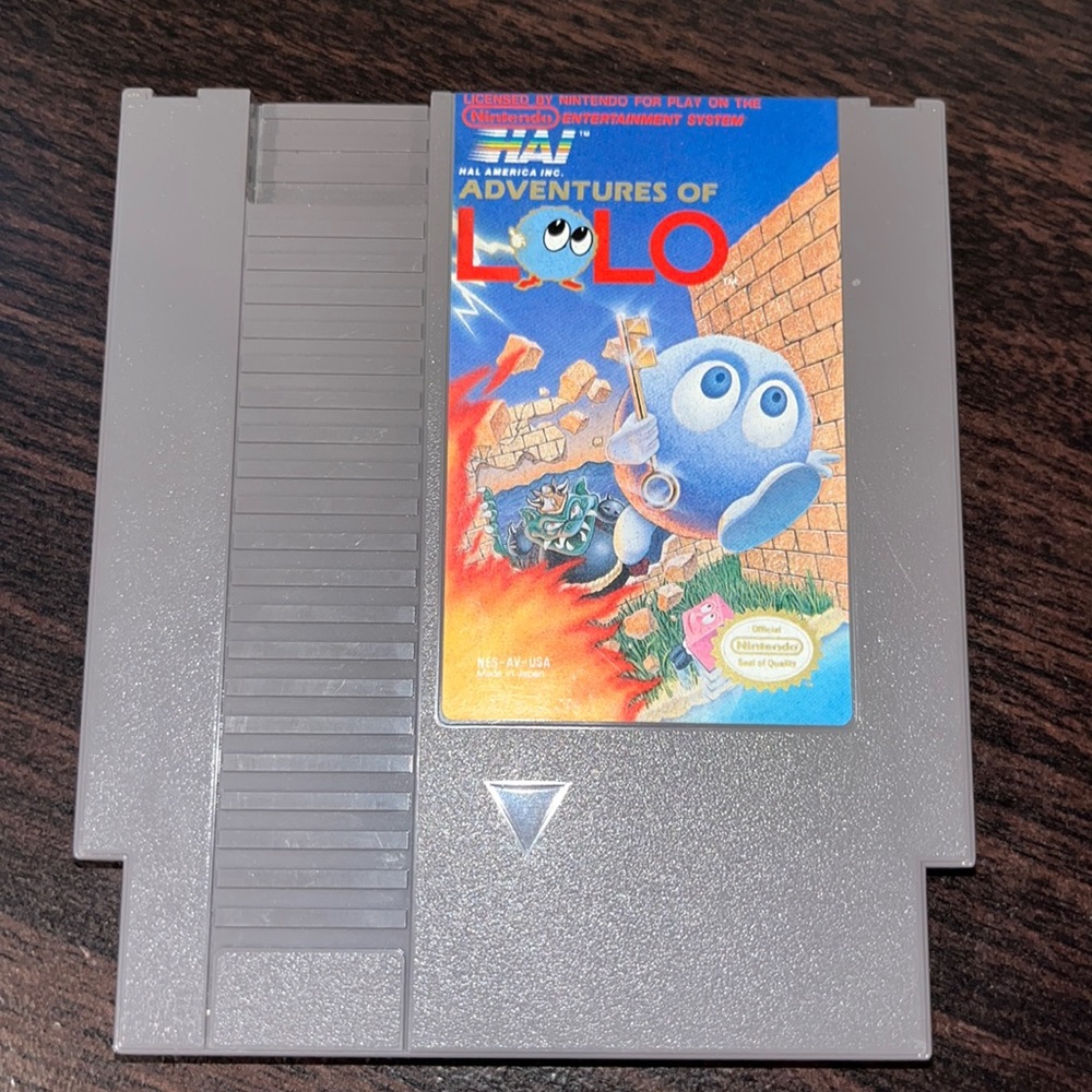 Lolo Nintendo Game with Booklet